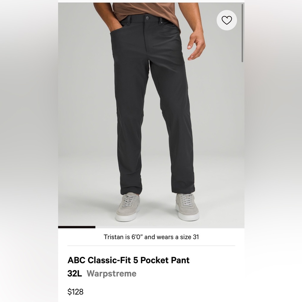 Lululemon ABC Classic-Fit 5 Pocket Pant